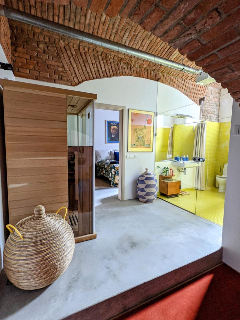 Shower, Sauna, Bathroom