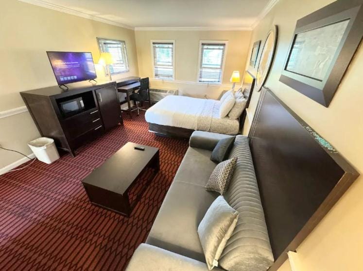 Bed, TV and multimedia, Bedroom