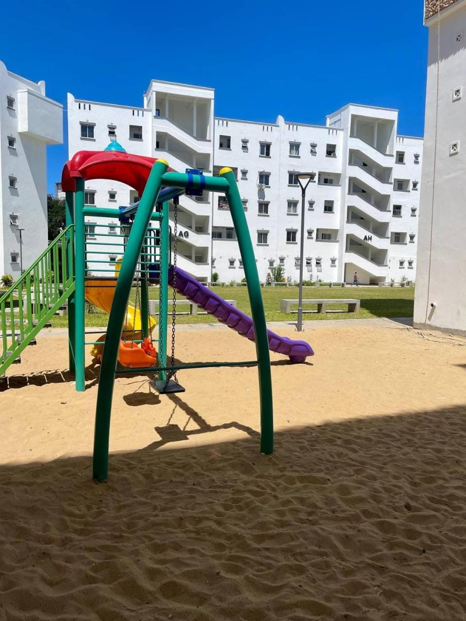 Children play ground, Evening entertainment