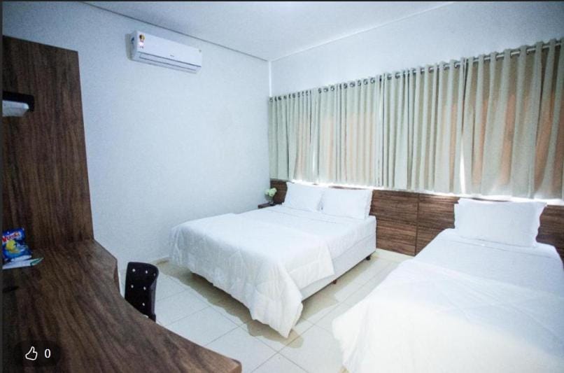 Bed, Photo of the whole room, Bedroom, air conditioner