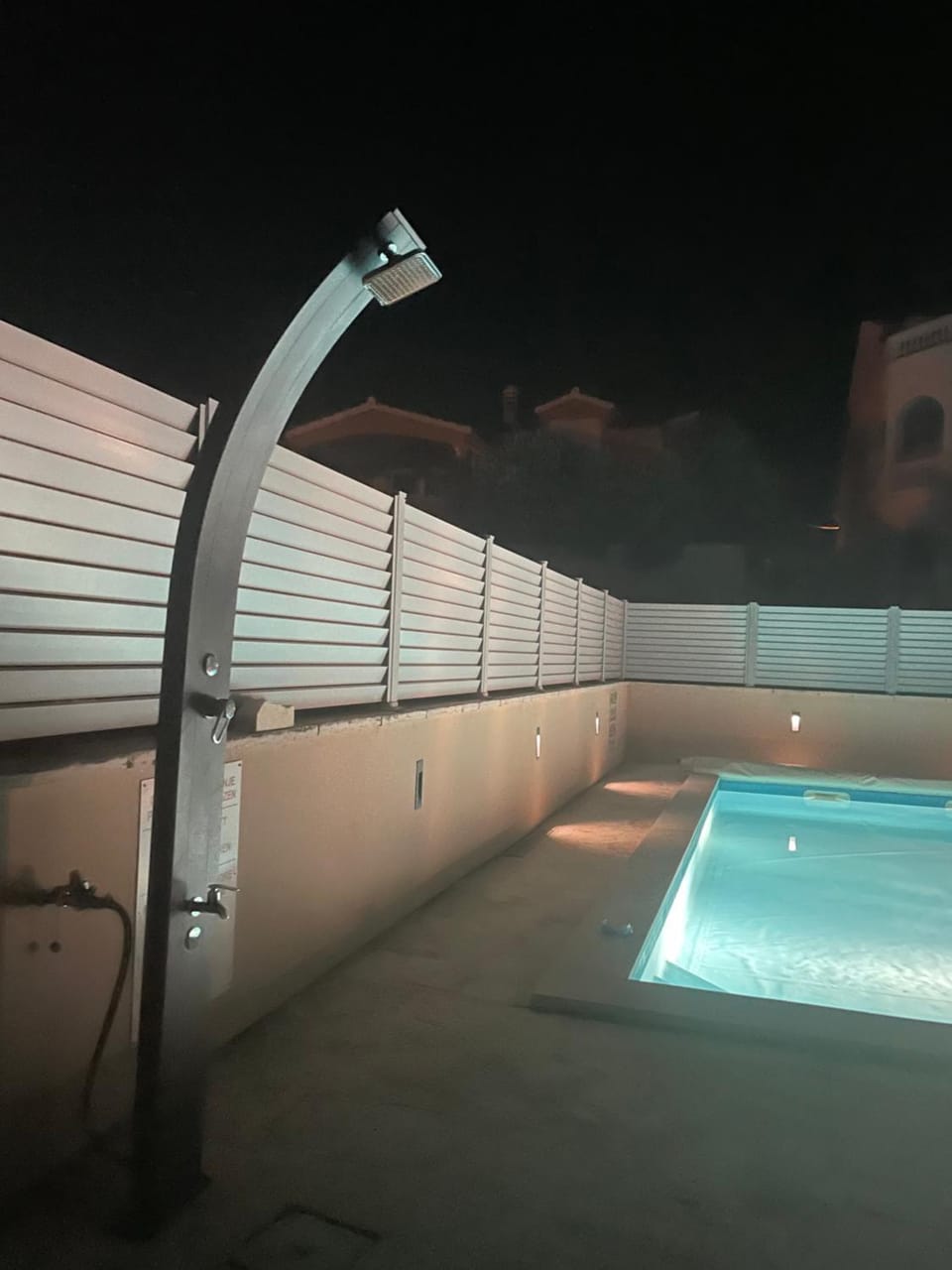 Night, Pool view