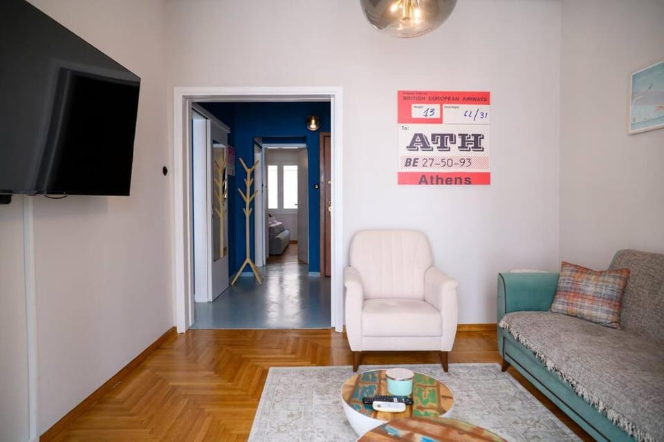BlueXenia 1 bedroom Retro Luxury Apartment in Kallithea