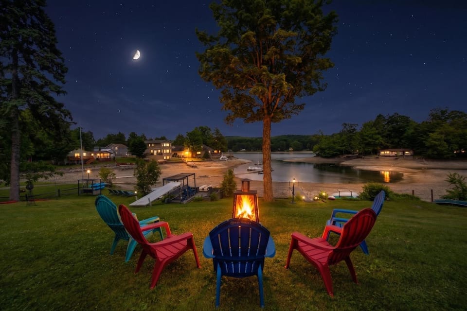 5 min to Colgate, Sleeps 8, Game Room, Sauna Apartment in Adirondack Mountains