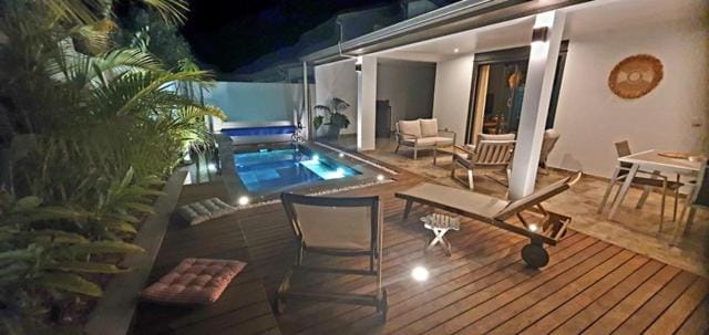 Villa Kaztafia 6 pers piscine chauffée St-Pierre Villa in Réunion