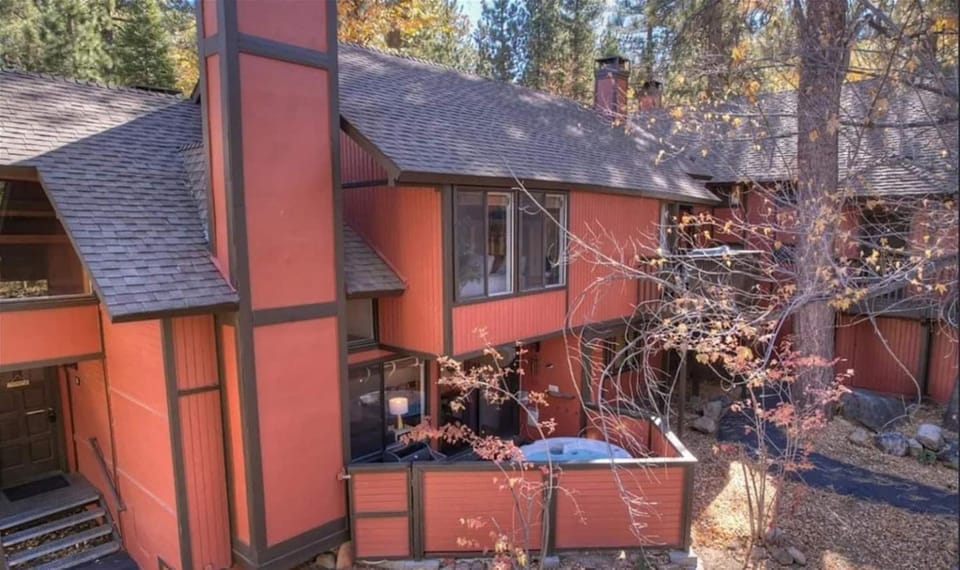 Spa Steps to Lift Private Spa BBQ Massage Chair House in Big Bear