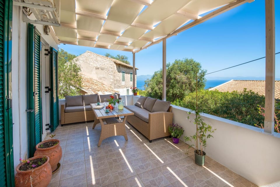 Day, Natural landscape, View (from property/room), Balcony/Terrace, Seating area, Sea view