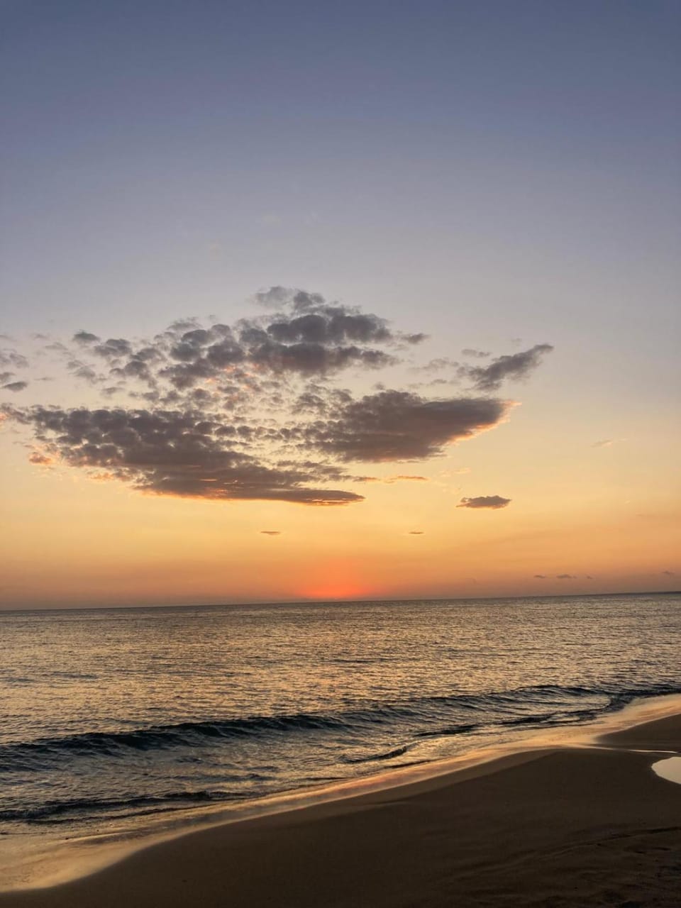 Natural landscape, Beach, Sea view, Sunset