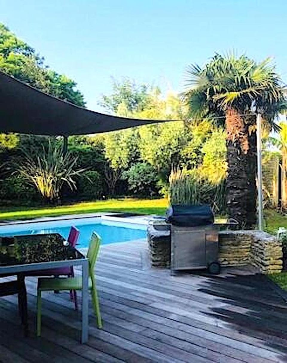 Patio, Garden view, Swimming pool