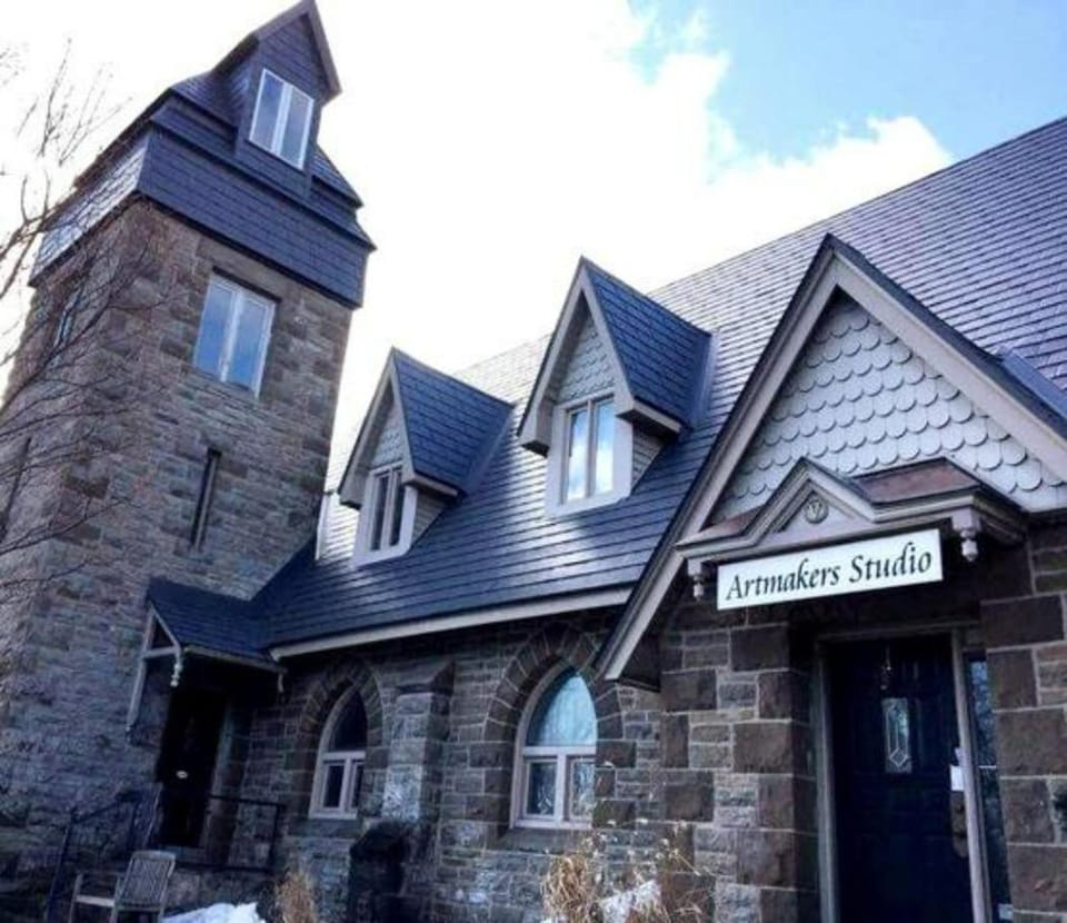 Historic Gothic Stone Church Home and Studio Loft Apartment in Rideau Lakes