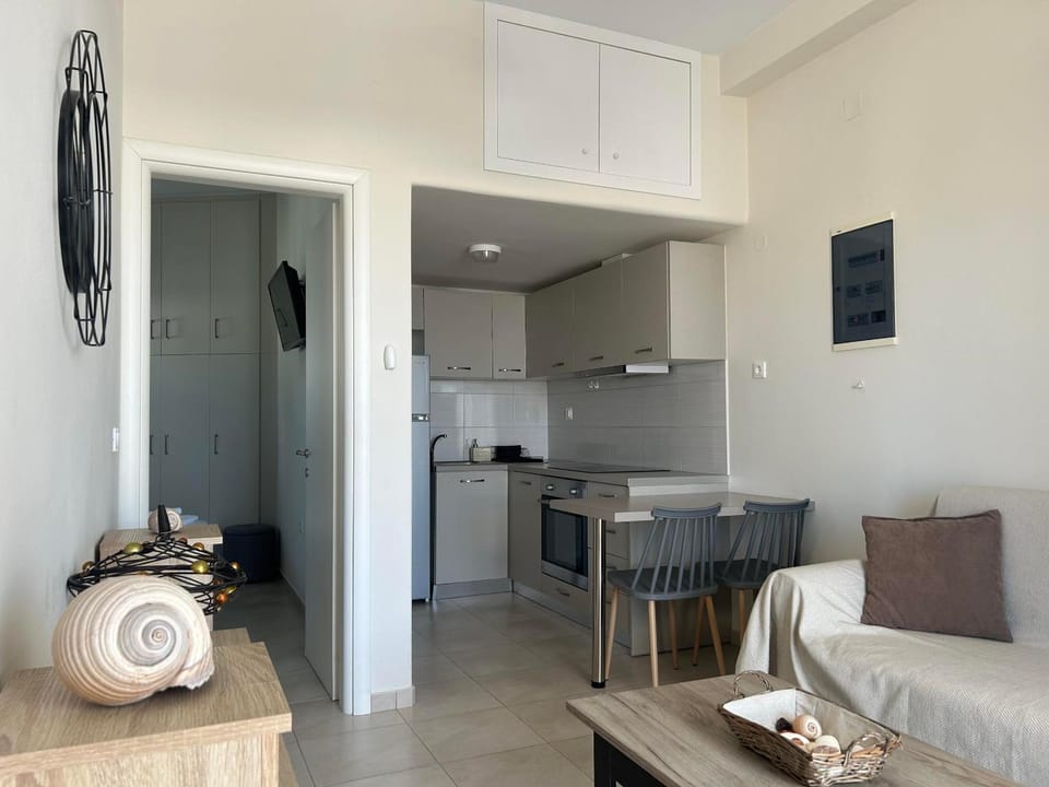 Kitchen or kitchenette, Living room, Seating area, Dining area, oven, stove
