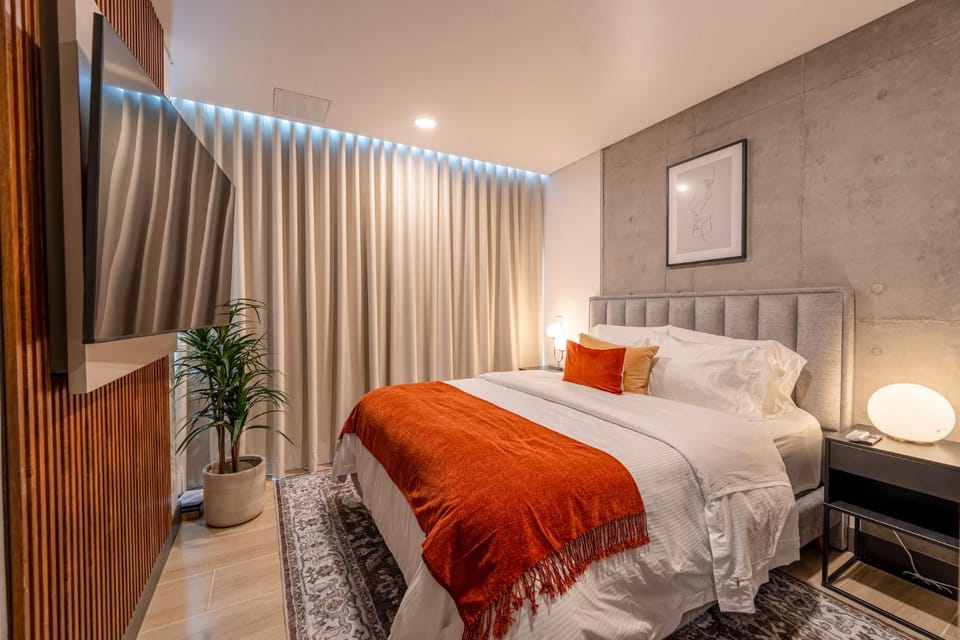 Bed, TV and multimedia