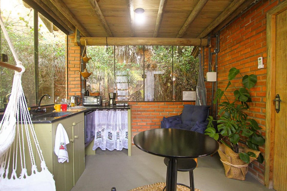 Suíte com Mezanino e Cachoeira no Quintal Nature lodge in State of Santa Catarina