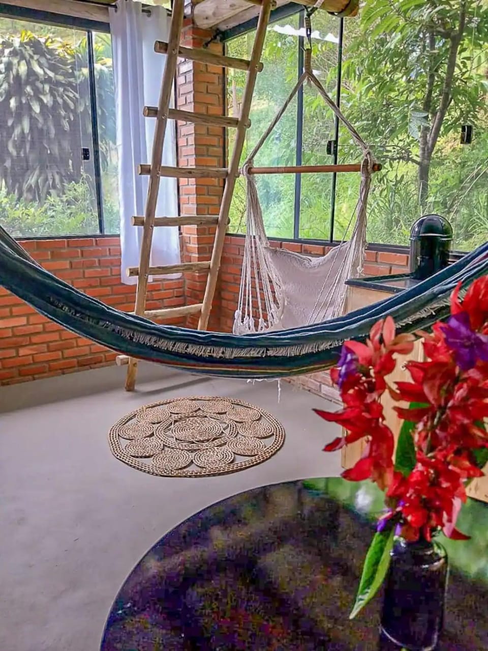 Suíte com Mezanino e Cachoeira no Quintal Nature lodge in State of Santa Catarina