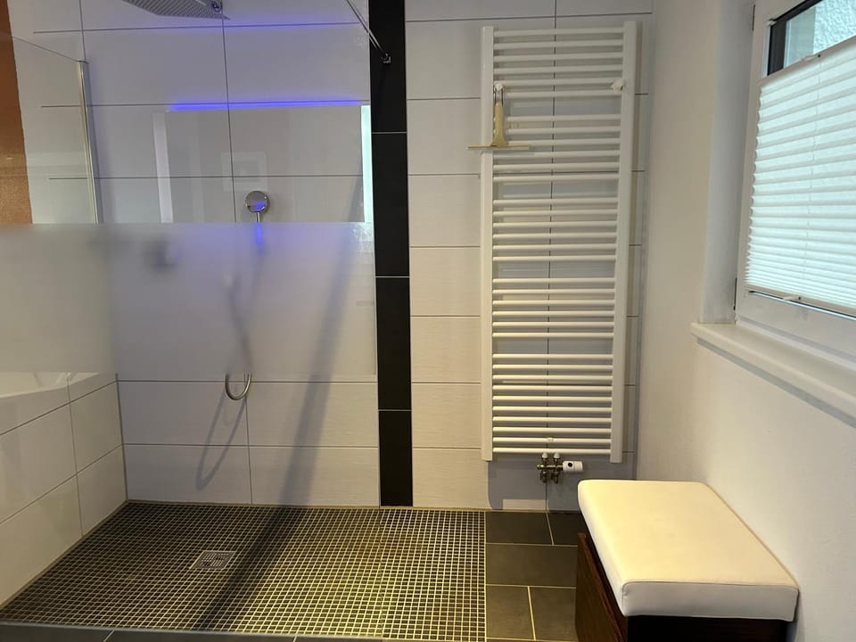 Property building, Bathroom, Living room