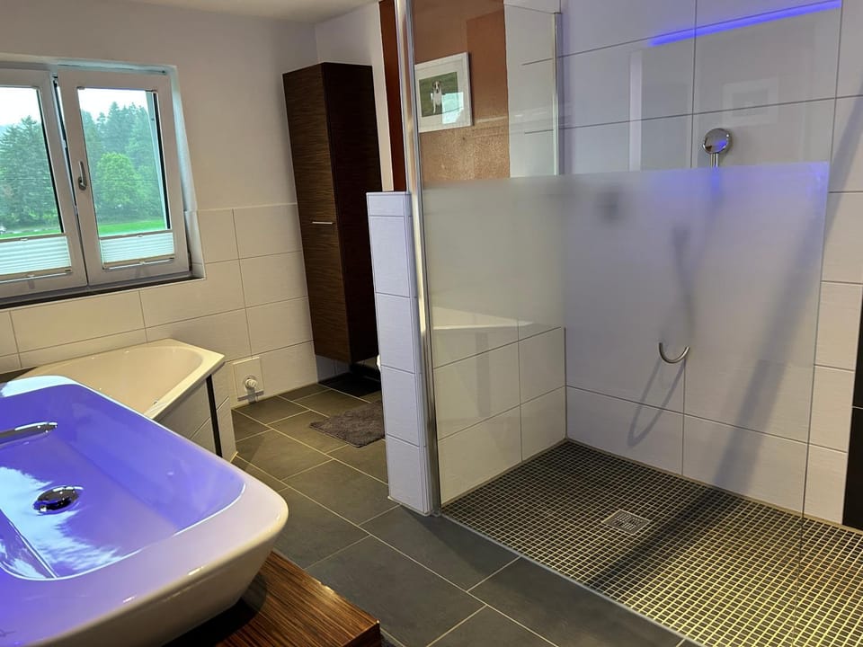 Bathroom, Living room