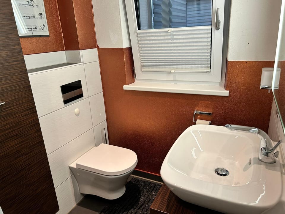 Bathroom, Living room