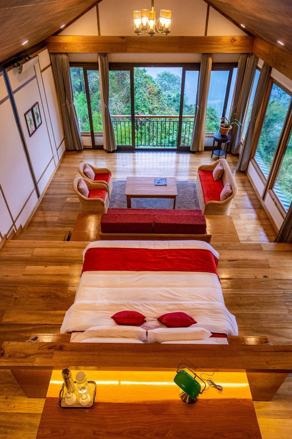 Living room, Bedroom