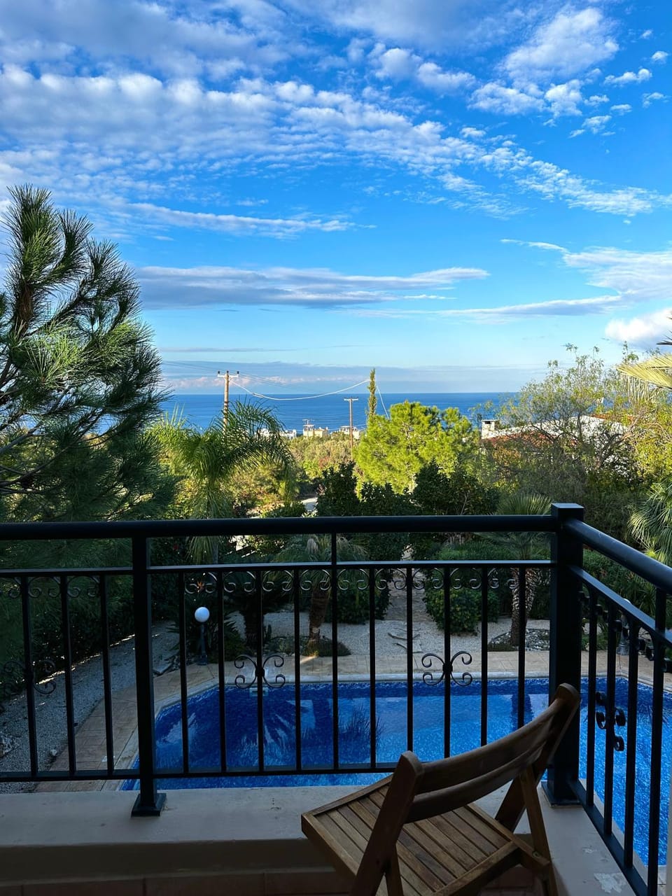 Natural landscape, Pool view, Sea view