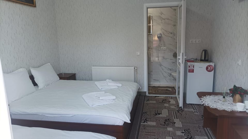 Bed, Seating area, Bedroom, towels