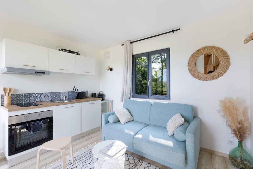 Coffee/tea facilities, Kitchen or kitchenette, Living room, Seating area, internet, oven, stove, toaster