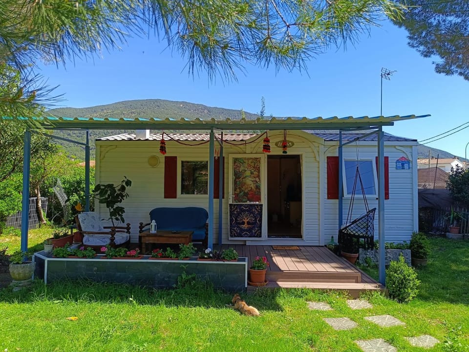 Patio, Facade/entrance, Spring