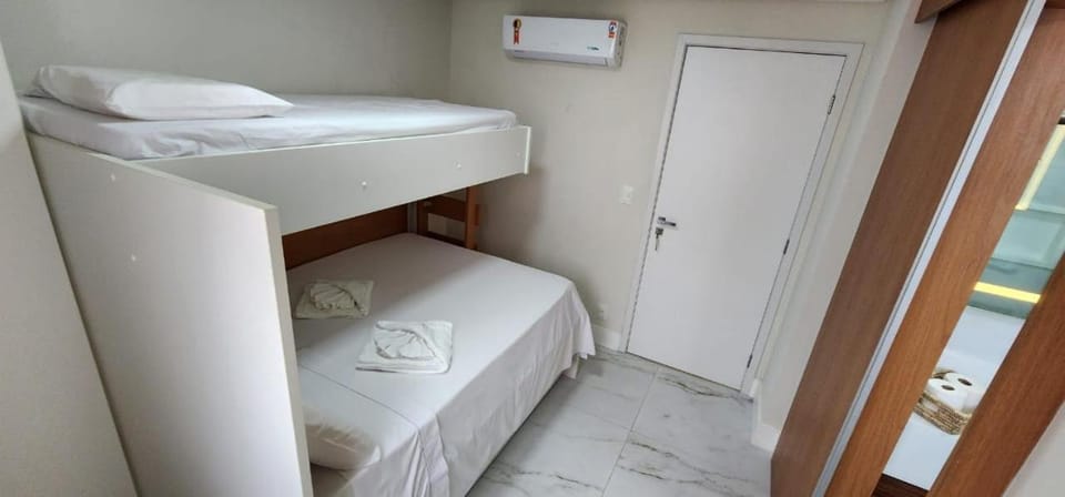 Bed, Bedroom, towels, wardrobe, air conditioner