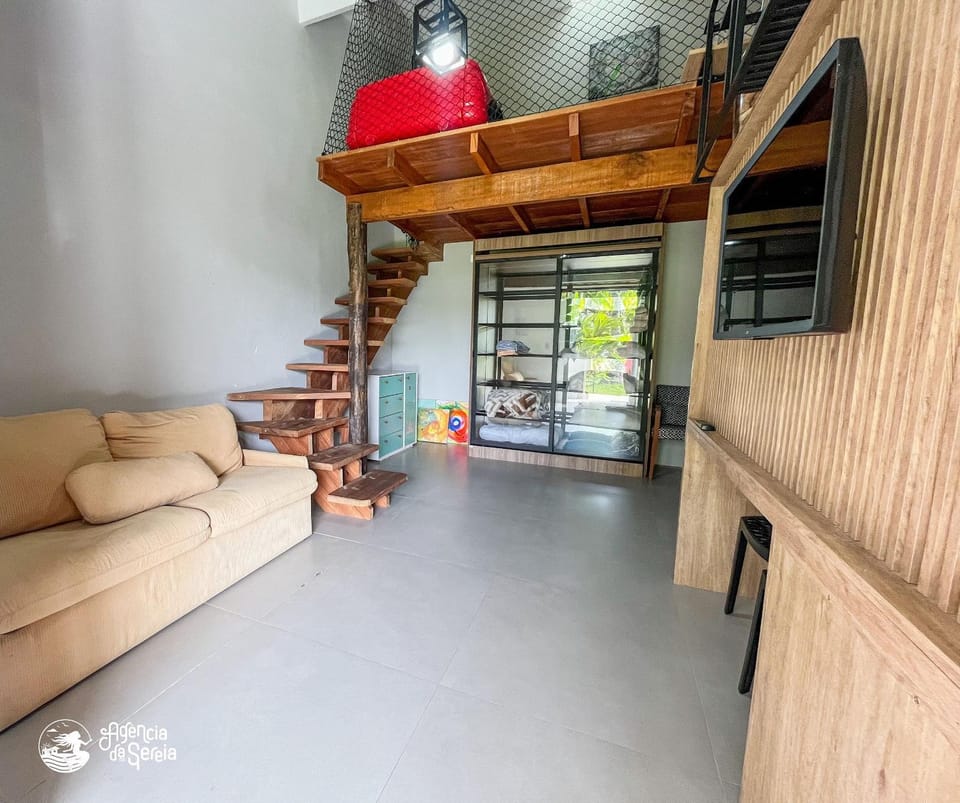 Lindo loft com jardim a 300m da praia do Perequê House in Ilhabela