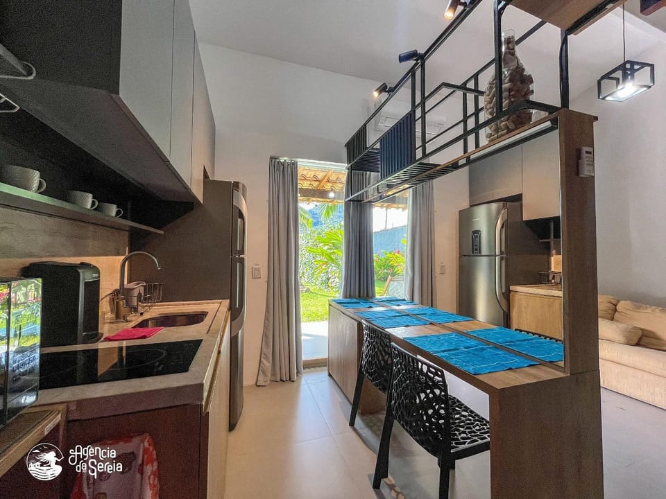 Lindo loft com jardim a 300m da praia do Perequê House in Ilhabela