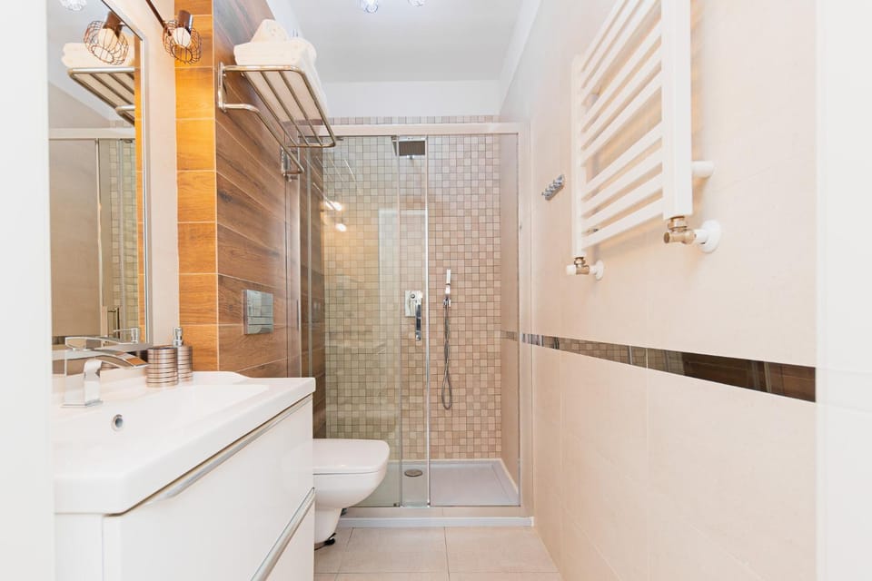 Shower, Toilet, Bathroom, towels