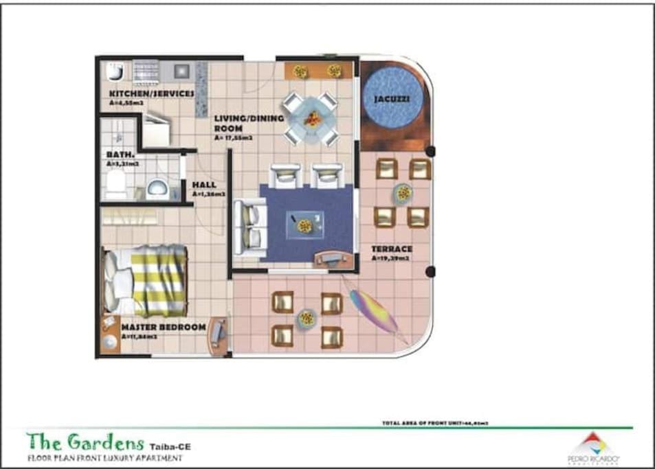 Apartamento à beira-mar. Beachfront apartment Apartment in State of Ceará