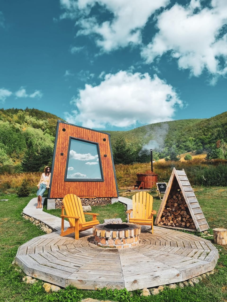 Property building, Garden view