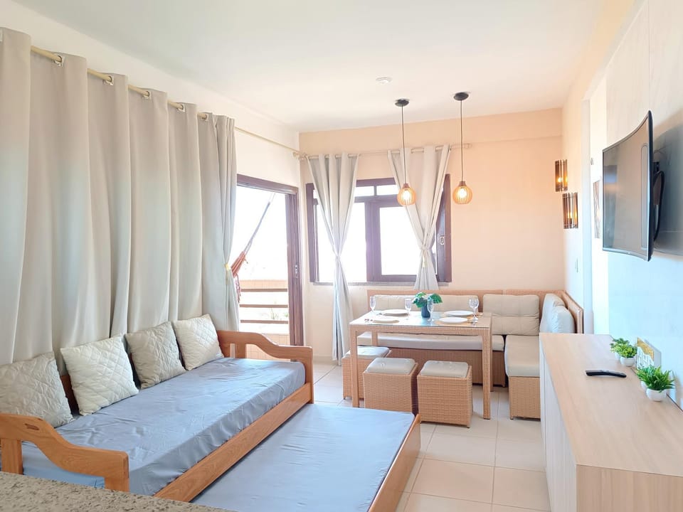 Flat Malua - Apartamento Pé Na Areia Com Vista Mar Taíba-CE Apartment in State of Ceará