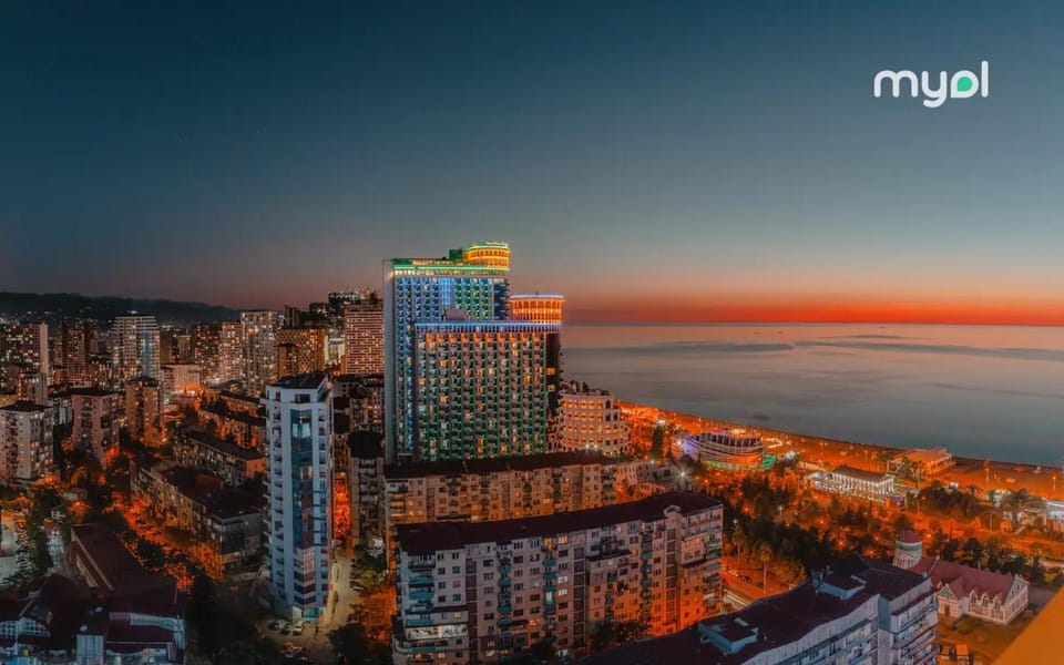 Property building, Natural landscape, Bird's eye view, Sea view, Sunrise, Sunset