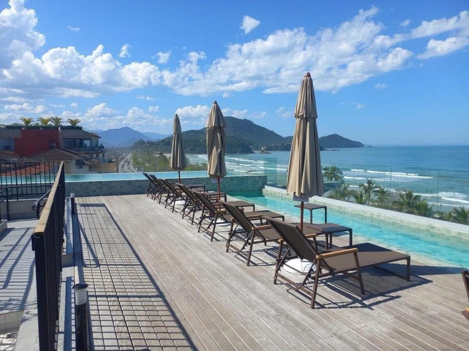 Beach, Pool view, Sea view, sunbed