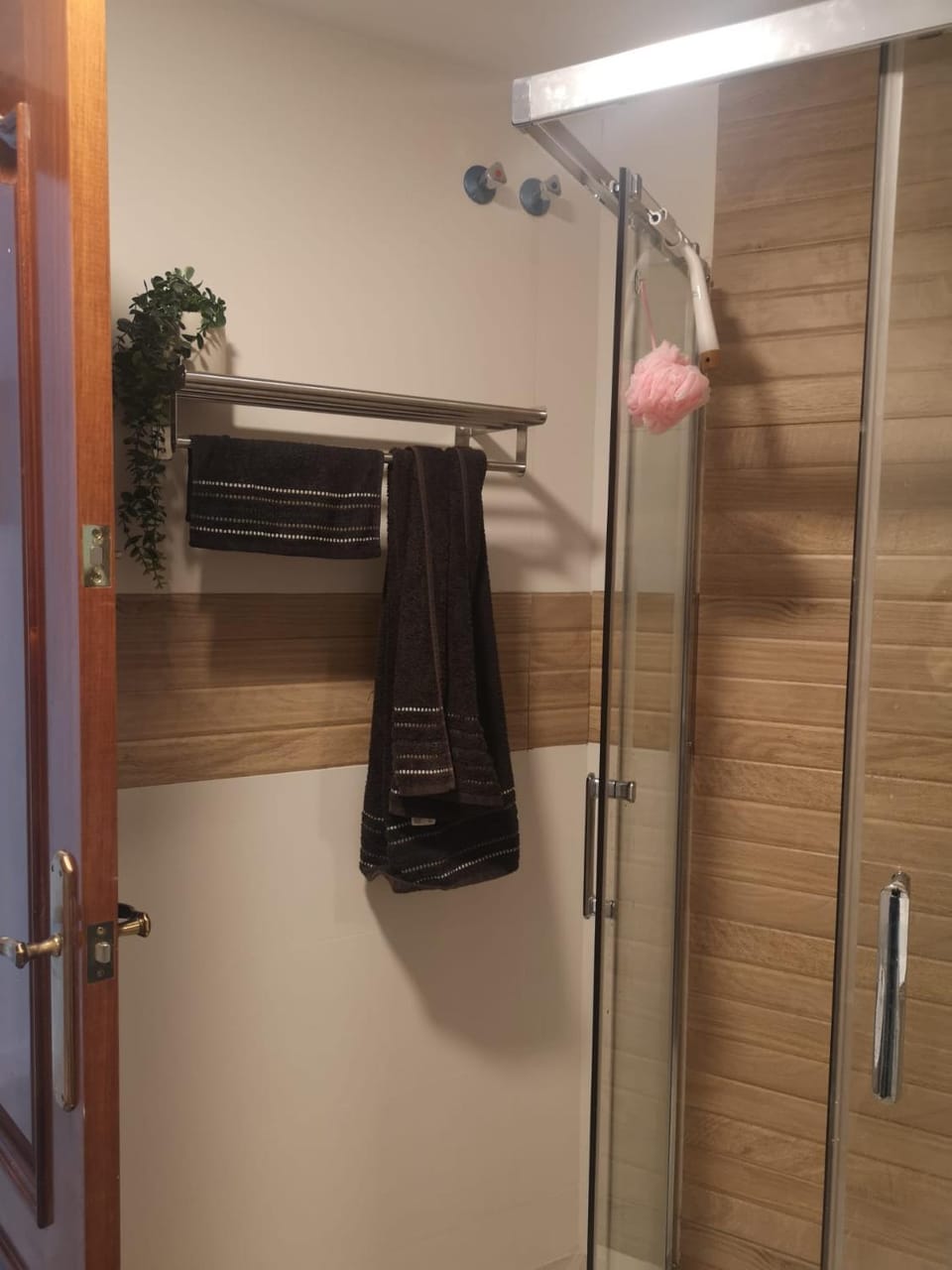 Shower, towels