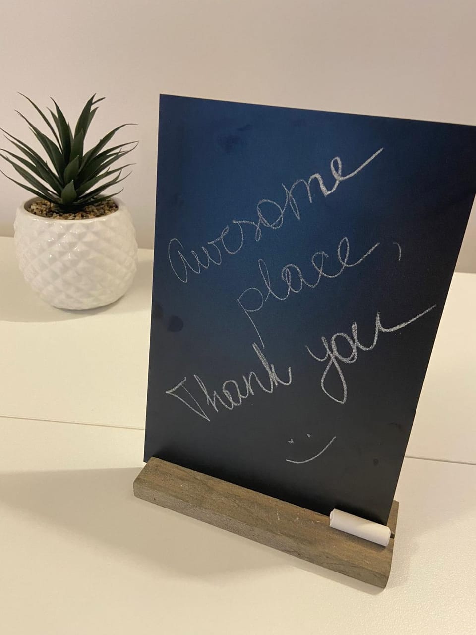 Property building, Text overlay