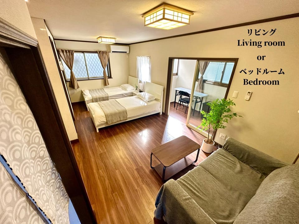 Living room, Bedroom
