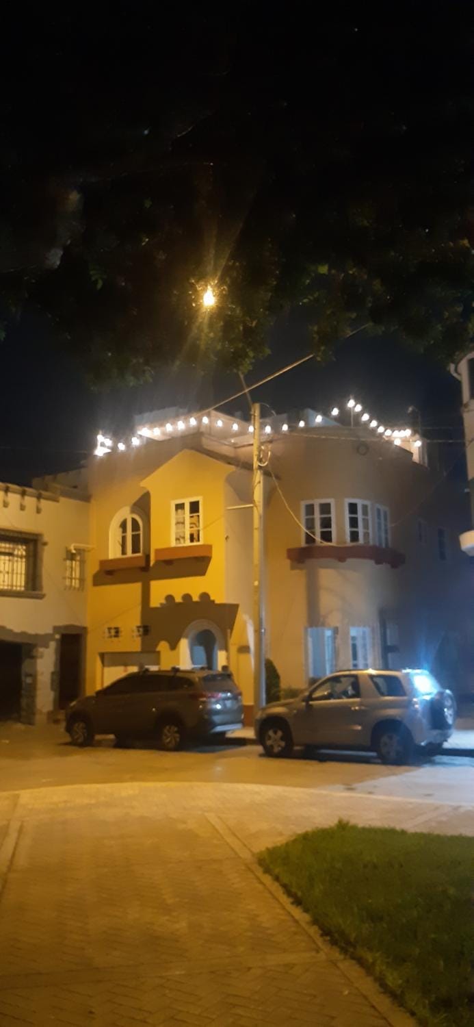 Property building, Night, Neighbourhood, Street view