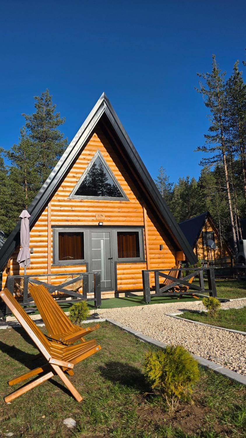 Pine forest-Black Chalet in Montenegro