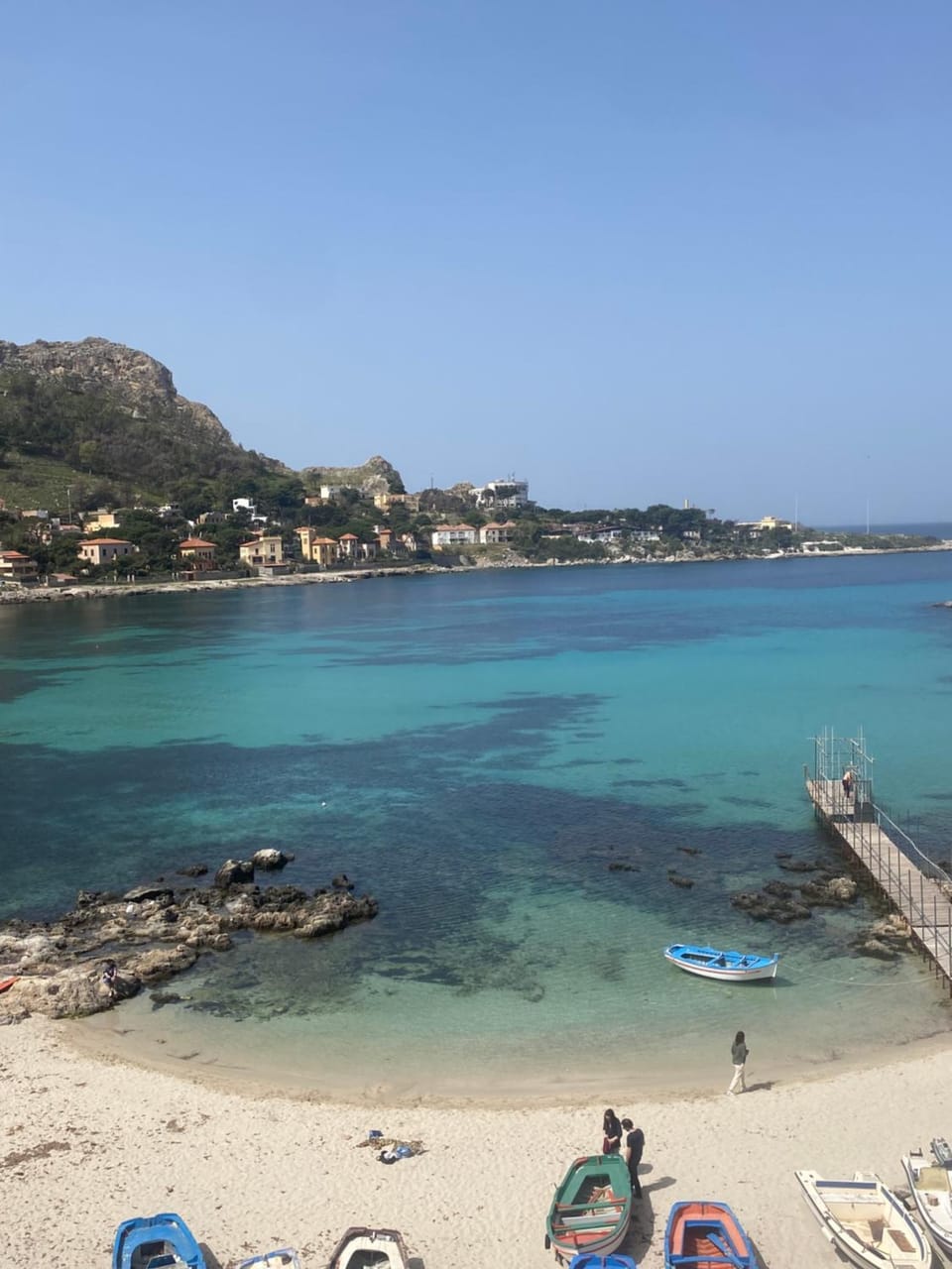 Day, Natural landscape, Beach, Mountain view, Sea view, sunbed