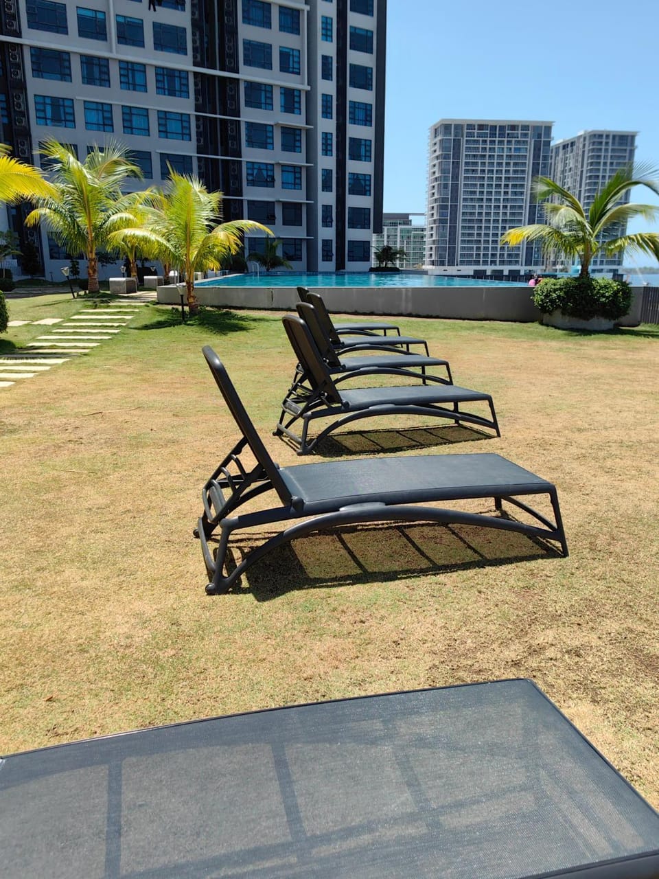 Natural landscape, sunbed