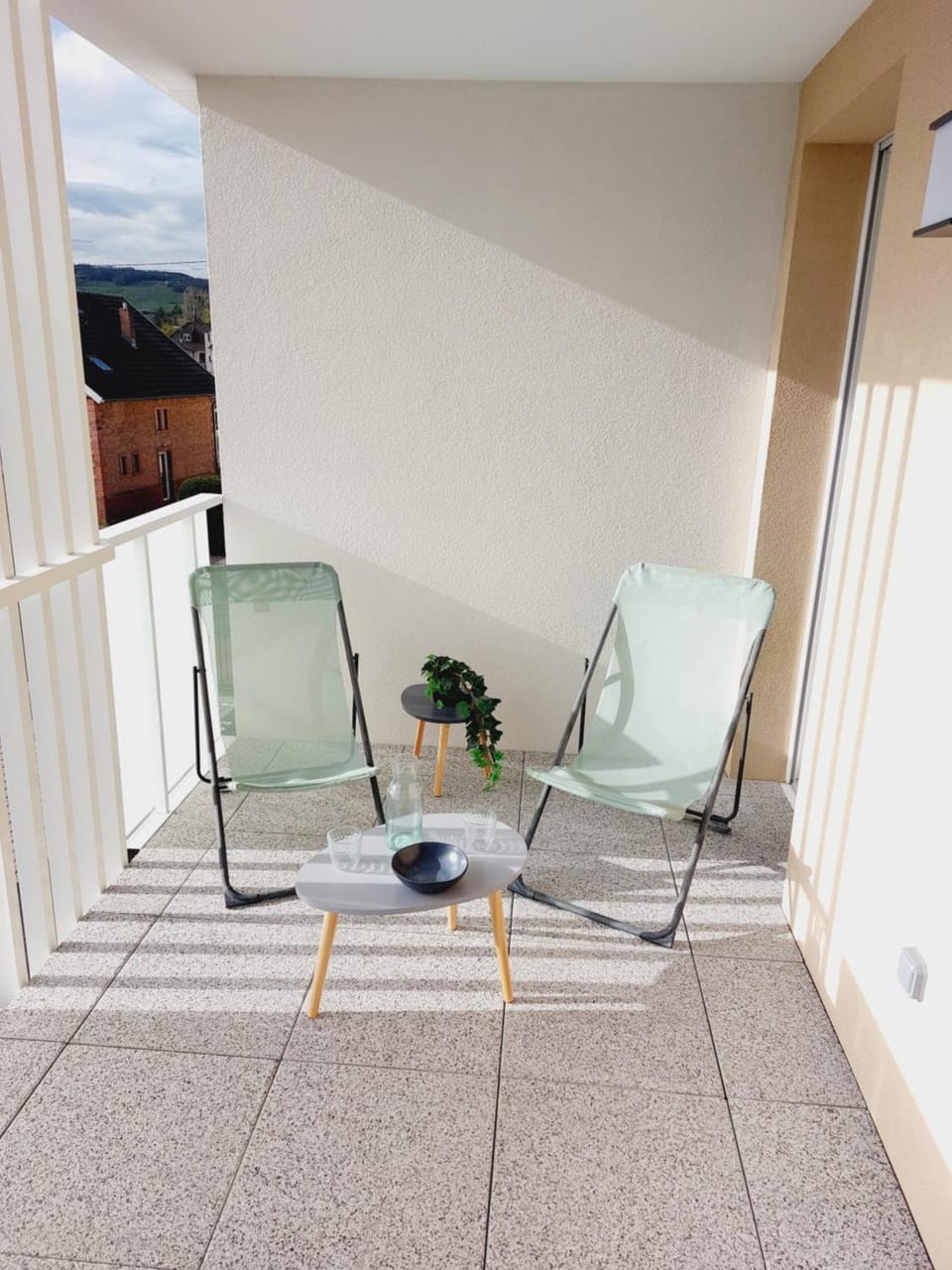 Balcony/Terrace, sunbed