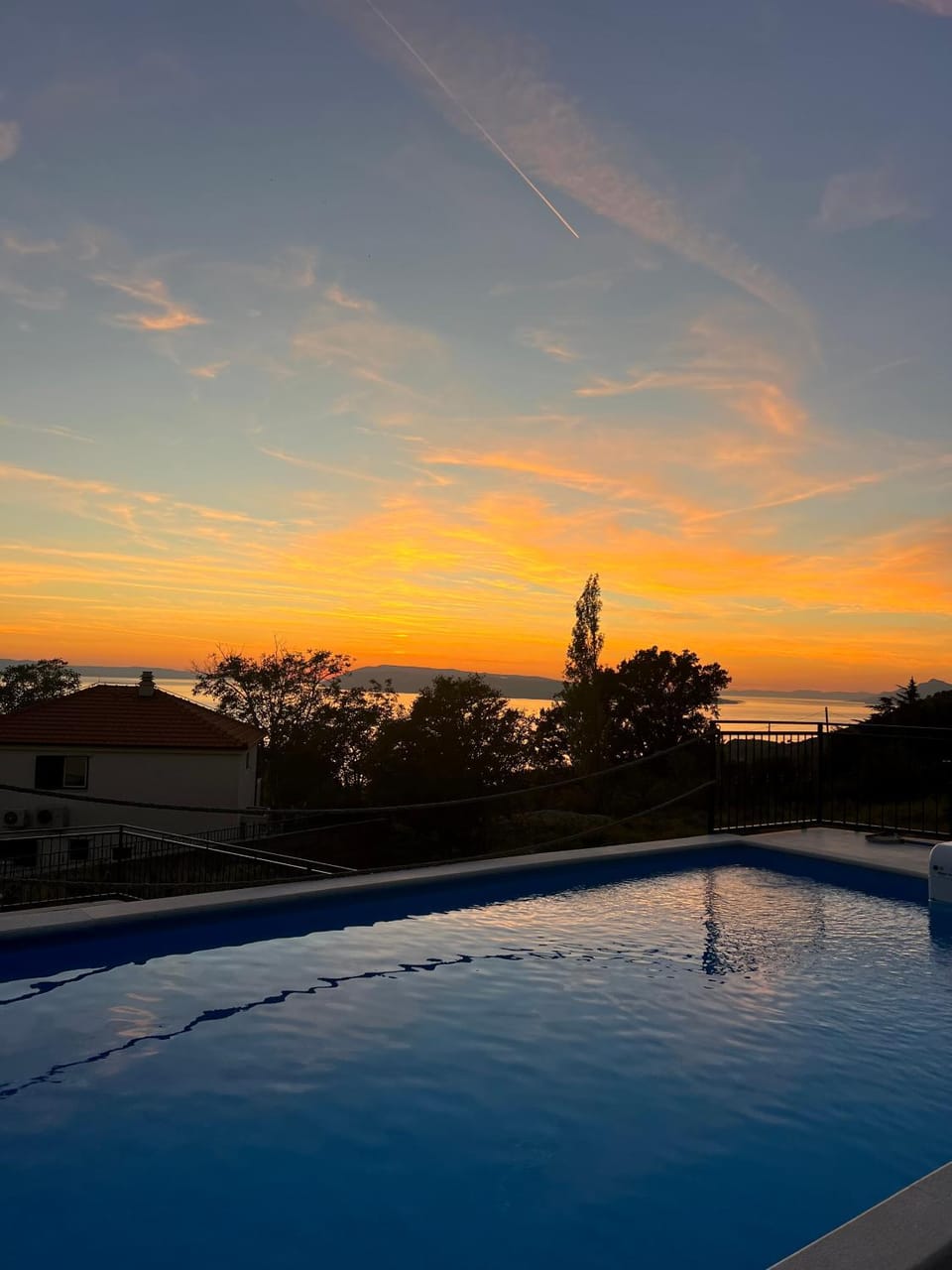 Natural landscape, Sea view, Sunset