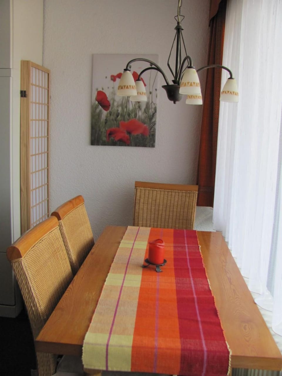 Photo of the whole room, Seating area, Dining area
