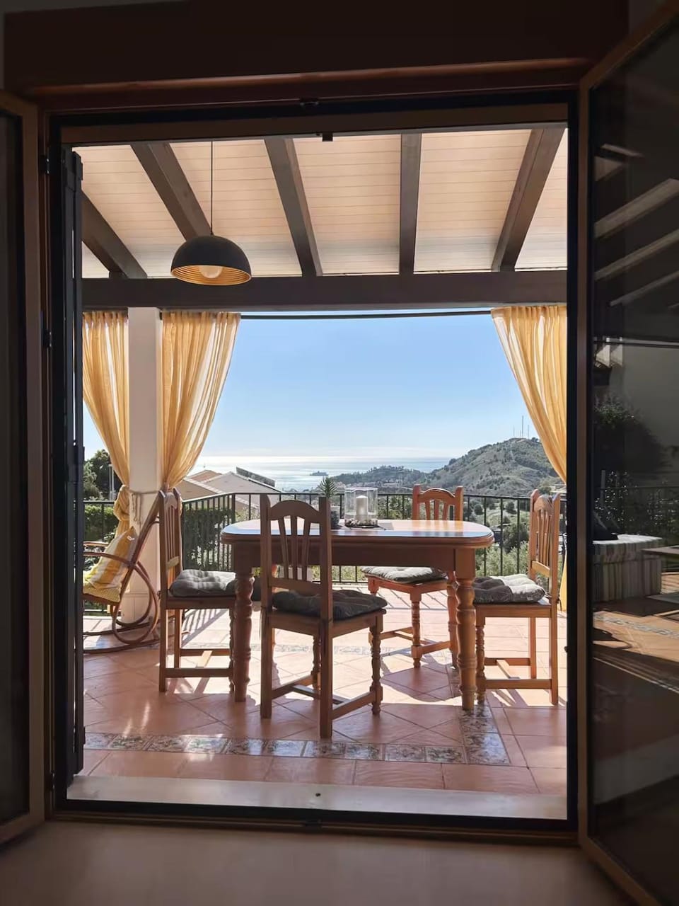 Day, Natural landscape, View (from property/room), Balcony/Terrace, Mountain view