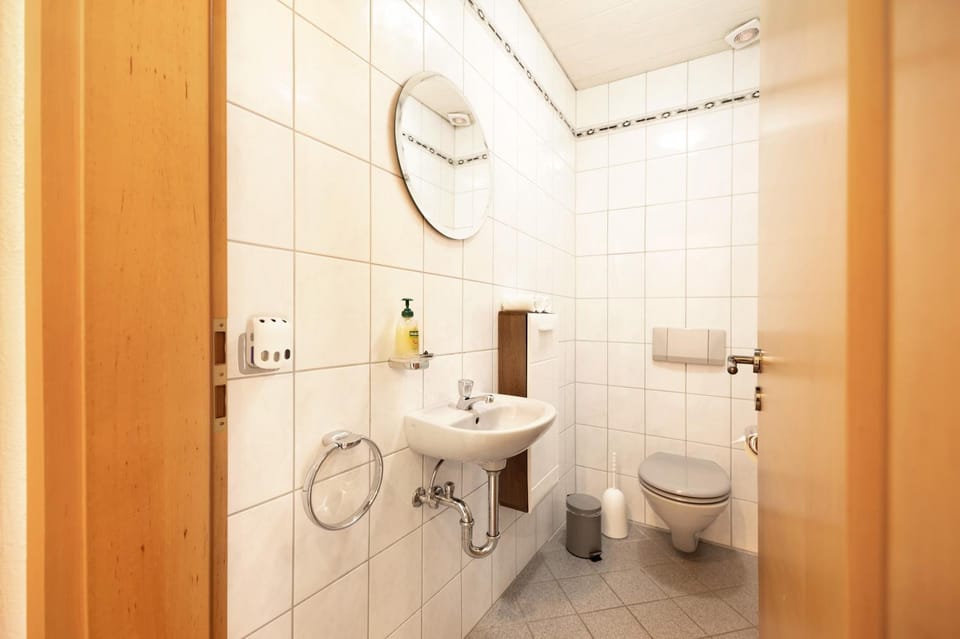 Bathroom, Living room