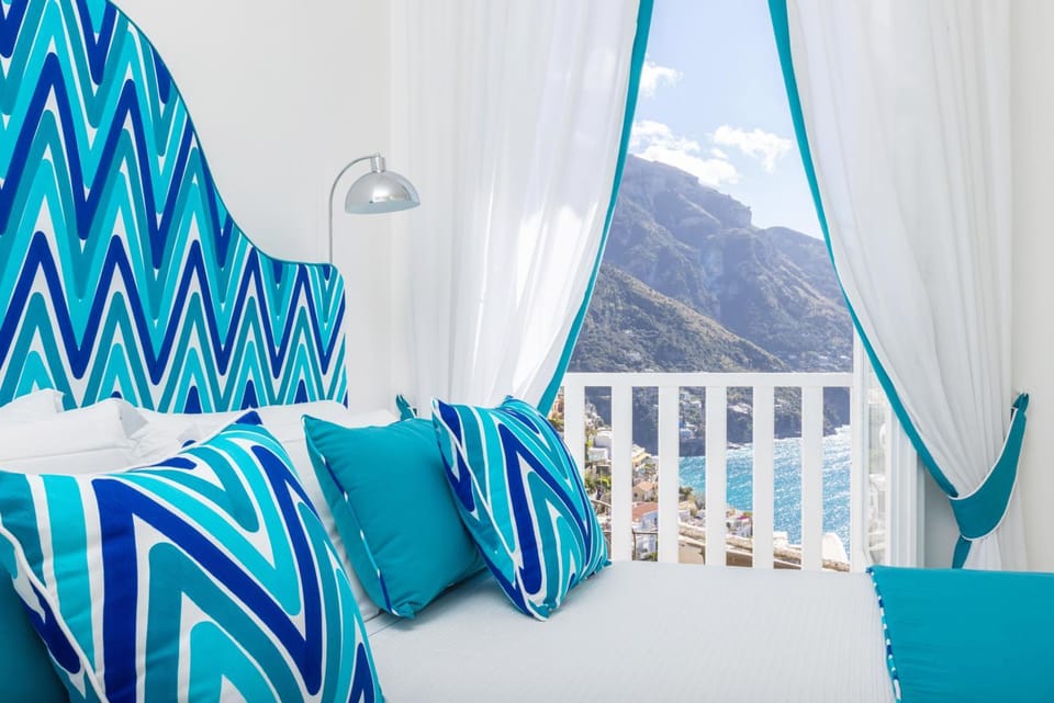 Bed, View (from property/room), Photo of the whole room, Bedroom, Sea view