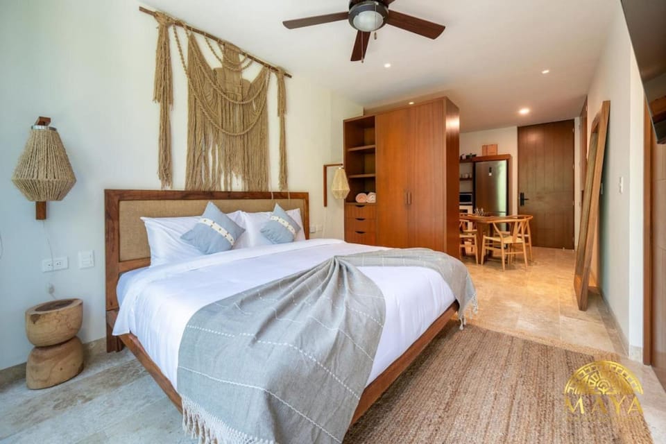NHOA 206A Lux 2BR Condo Jungle View in Aldea Zama House in Tulum