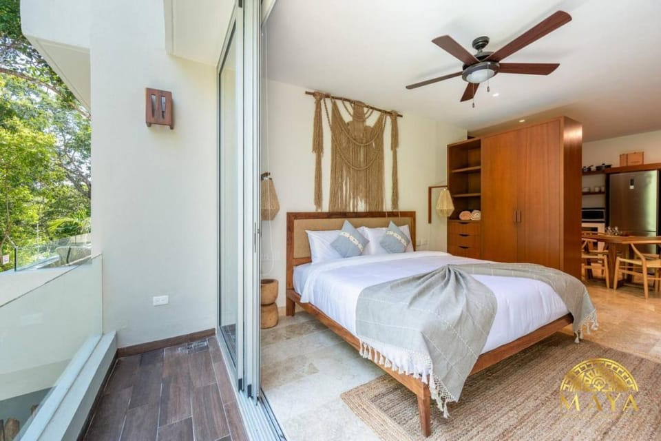 NHOA 206A Lux 2BR Condo Jungle View in Aldea Zama House in Tulum