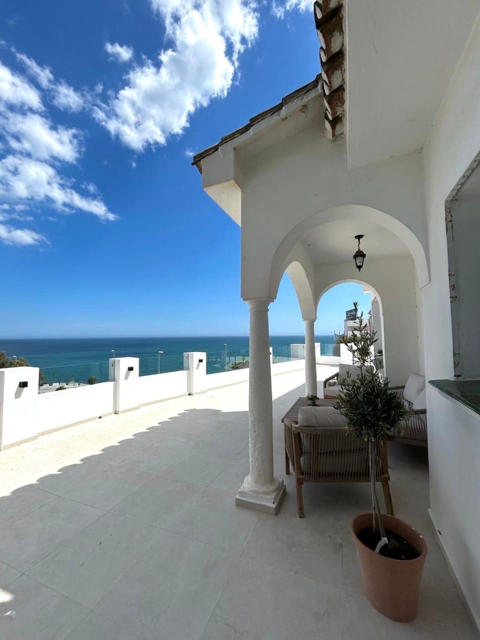 Patio, Facade/entrance, Day, Balcony/Terrace, Balcony/Terrace, Sea view